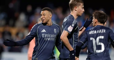 Mbappé brace carries Real Madrid past Talavera in tight Copa del Rey tie