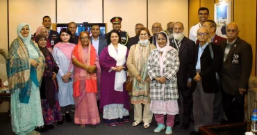 Bangladeshi and Indian veterans from ‘71, serving officers taking part in celebrations on both sides of border