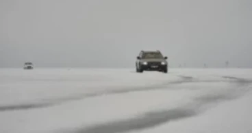 Driving across the frozen Baltic: Estonia opens seasonal ice road