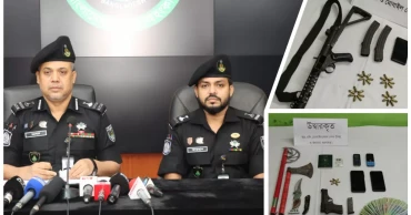 RAB arrests two with rare Sterling submachine gun, foreign pistol in Rajbari raids