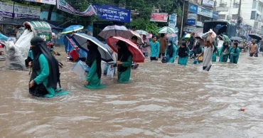 Incessant rains submerge parts of Feni town, flood fears loom
