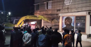 Sheikh Mujib’s mural, AL office vandalised in Chuadanga