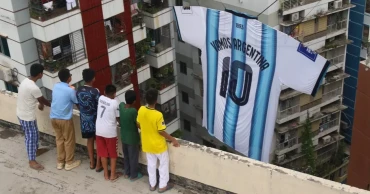 Giant Argentina jersey adorns Mirpur as Messi fever grips fans