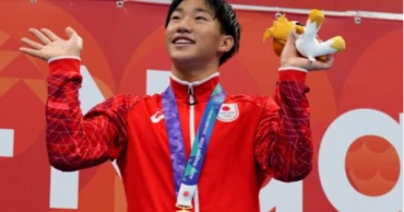 Japan’s Shin Ohashi sets world record in 200m breaststroke at Asian Games