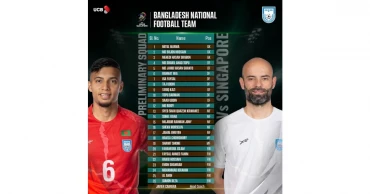 Football: Hamza, Shamit and Fahamedul feature in preliminary Bangladesh squad for two int'l matches