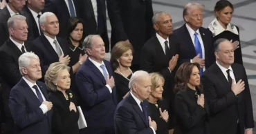 Jimmy Carter's funeral brings together 5 current, former US presidents to honor him