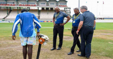 WI vs Ban 2nd Test: Rain delays start of day 4