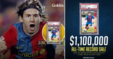 Lionel Messi’s rookie card sells for record $1.5 million, surpassing Pele