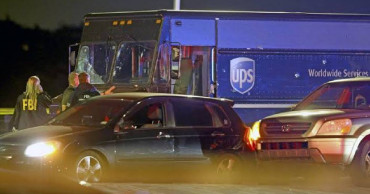 Chase with stolen UPS truck ends with shootout, 4 dead