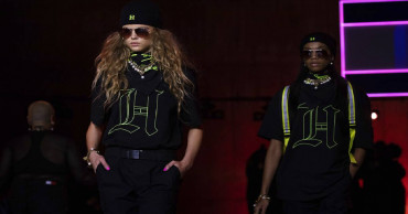 Glamour, glitz at London Fashion Week despite stormy weather