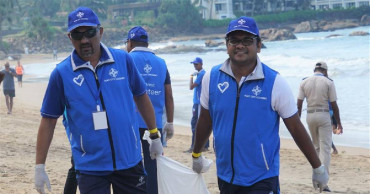 Port City Colombo launches year-long project to clean-up Sri Lankan beaches