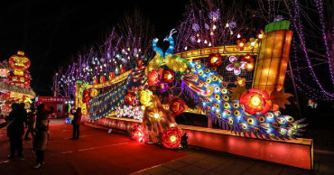 Lantern festival held in Dalian, Liaoning