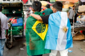 Festive spirit surrounds jersey and flag sales in Gulistan ahead of the World Cup
