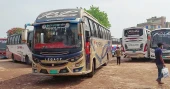 নাটোর-রাজশাহী রুটে বাস চলাচল শুরু