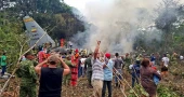 কলম্বিয়ায় সামরিক বিমান বিধ্বস্ত হয়ে নিহত অন্তত ৬৬