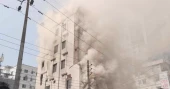 Fire at Shahjadpur hotel building kills four, injures two