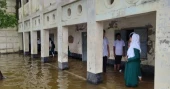 Severe waterlogging forces closure of two schools in Kushtia