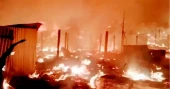 Massive fire guts several hundred shelters at Cox’s Bazar Rohingya camp