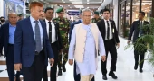 Prof Yunus leaves for Rome to attend World Food Forum