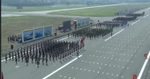 Spectacular combined forces parade marks Independence Day