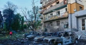 One killed, eight injured in overnight Russian missile attack on Kyiv