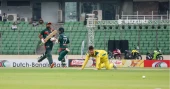 Mosaddek, Shanto power Bangladesh to 284 despite Ellis' three-wicket haul