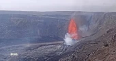 Hawaii’s Kilauea volcano erupts displaying stunning lava fountains