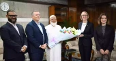 British High Commissioner calls on Ameer-e-Jamaat at his parliamentary office