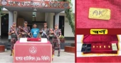 Gold worth Tk 1.10 cr seized, smuggler arrested at Benapole