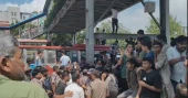 HSC examinees block Uttara road again