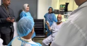 Mirza Abbas visits ailing Minister Abdul Moyeen Khan at Evercare Hospital
