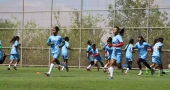 Bangladesh Women’s football team makes their 2nd training session in Amman