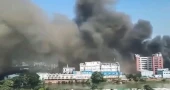 Fire breaks out at Essential Drug International in Tongi
