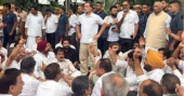 Rahul, Priyanka Gandhi lead protest near PM's residence over exam paper leaks