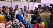 Zubaida inaugurates free heart camp at Korail slum