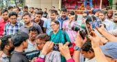 Police halt Dhanmondi human chain against attacks on Baul culture