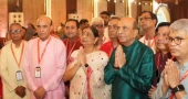 Dinesh Trivedi joins Durga Puja celebrations in Dhaka