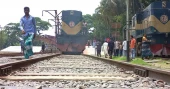 Woman, two children killed after being hit by train in Gazipur
