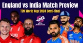 India vs England Semi-Final Preview: ICC Men’s T20 World Cup 2024