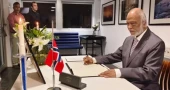 LGRD minister signs condolence book over Norway King’s death