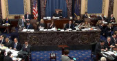 Motion to allow subpoenas for witnesses, documents in Trump impeachment trial fails to pass Senate