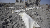 Saudi-led airstrikes kill at least 100 in rebel-run prison