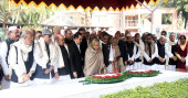 New AL committee pays tributes to Bangabandhu at Tungipara