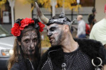Costumed revelers march in 46th NYC Halloween parade