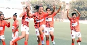 Women's Football: Uttara FC earn 6-1 goals victory over FC Brahmanbaria