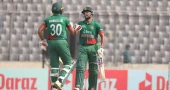 Bangladesh all out for 209; Shanto hits 50