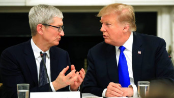 Apple CEO trumps Trump, reframing his name game