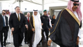 Pompeo arrives in Saudi Arabia as Iran threatens US drones