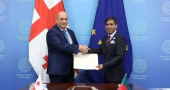 Bangladesh envoy Amanul Haq presents credentials to Georgian president