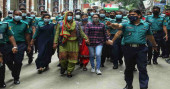 Hundreds gather in Kashimpur as Pori enters lock-up